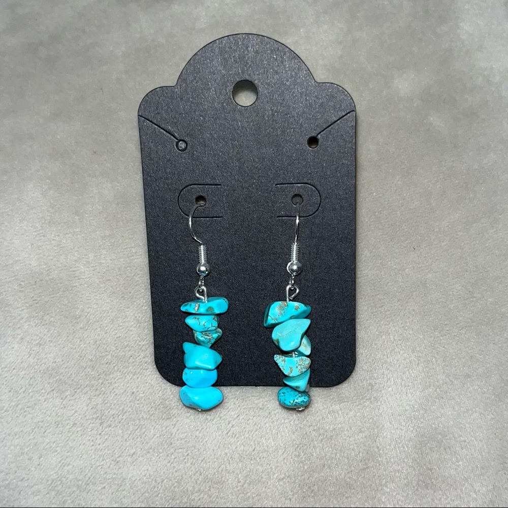 Aquamarine Crystal Earrings!